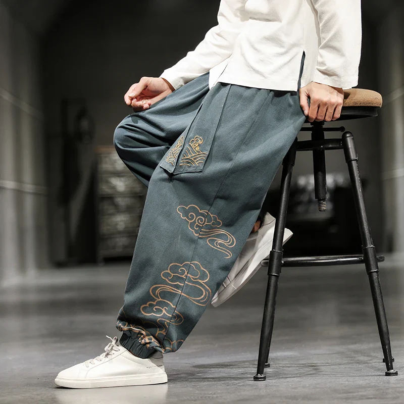 Pantalon Large Japonais Homme - Image 4