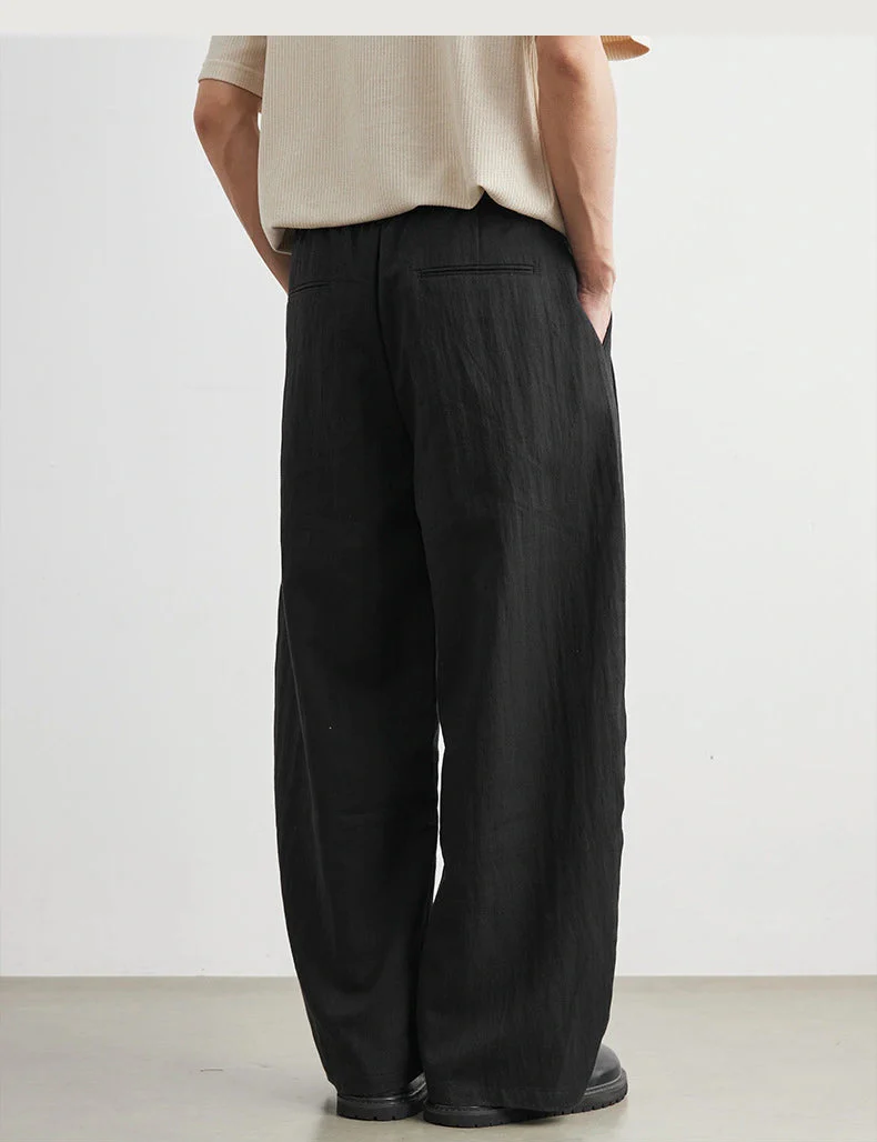 Pantalon Large Plissé Homme - Image 4