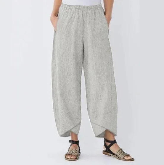 Pantalon Sarouel Japonais en Lin