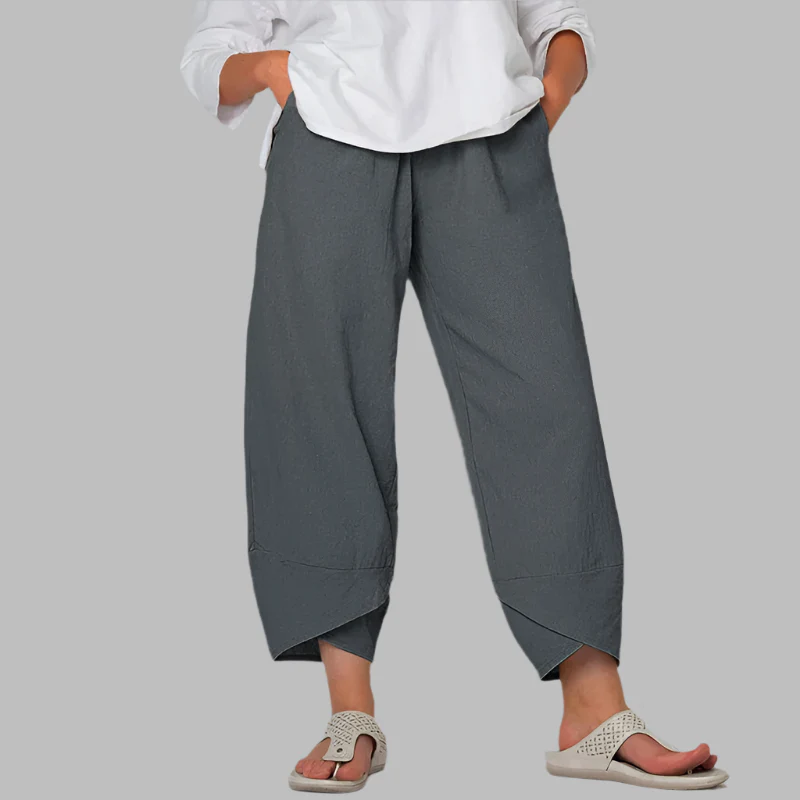 Pantalon Sarouel Japonais en Lin - Image 5