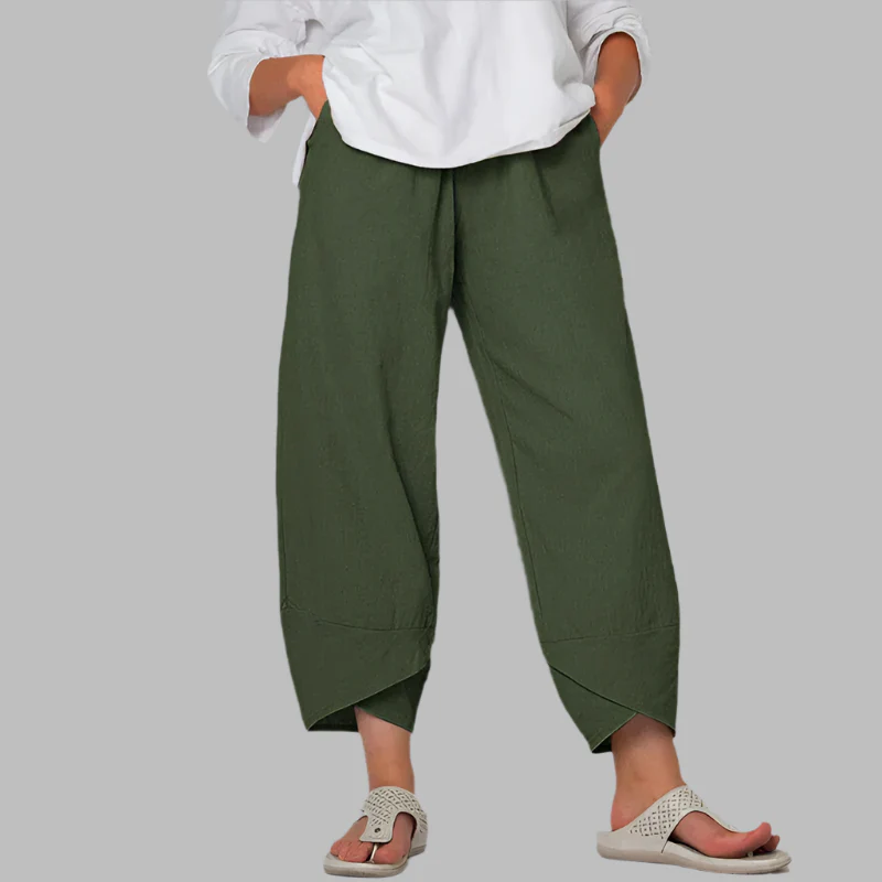 Pantalon Sarouel Japonais en Lin - Image 6