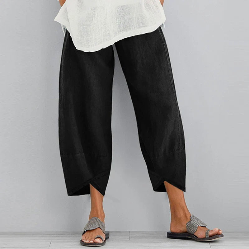 Pantalon Sarouel Japonais en Lin - Image 8