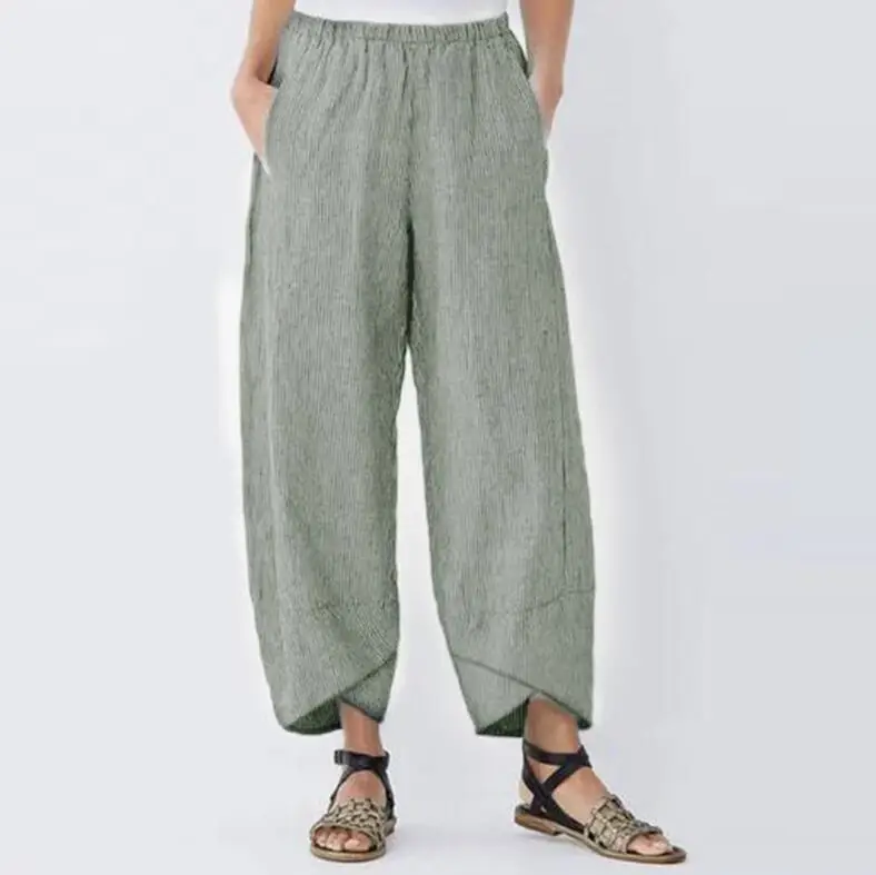 Pantalon Sarouel Japonais en Lin - Image 9