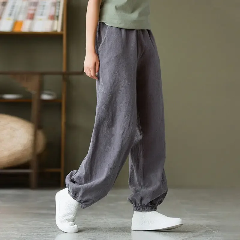 Pantalon Sarouel Vintage Femme - Image 2