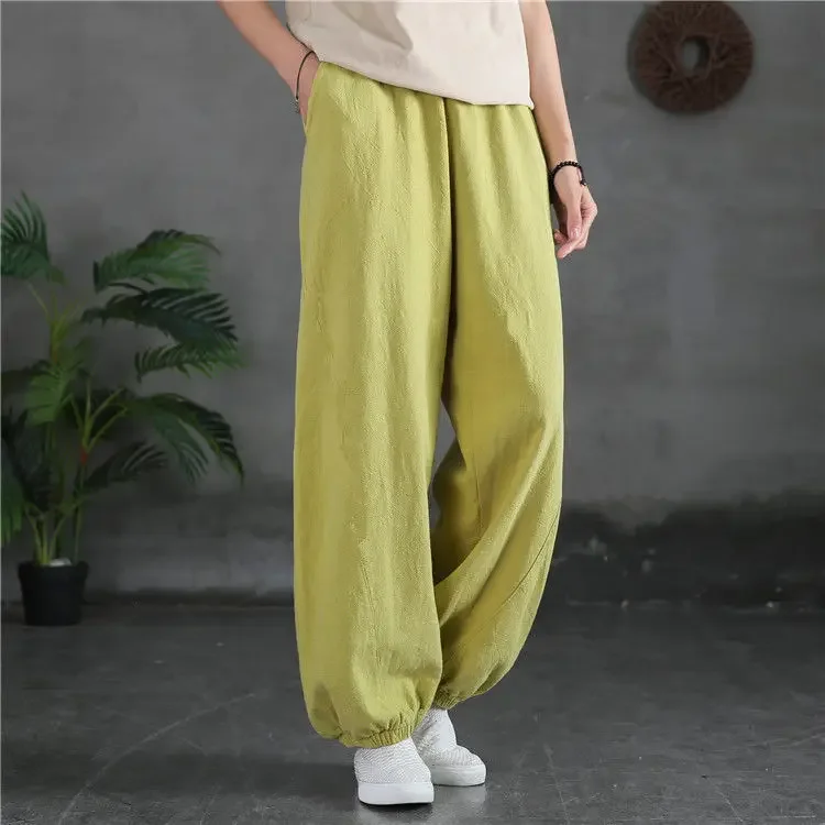 Pantalon Sarouel Vintage Femme - Image 3