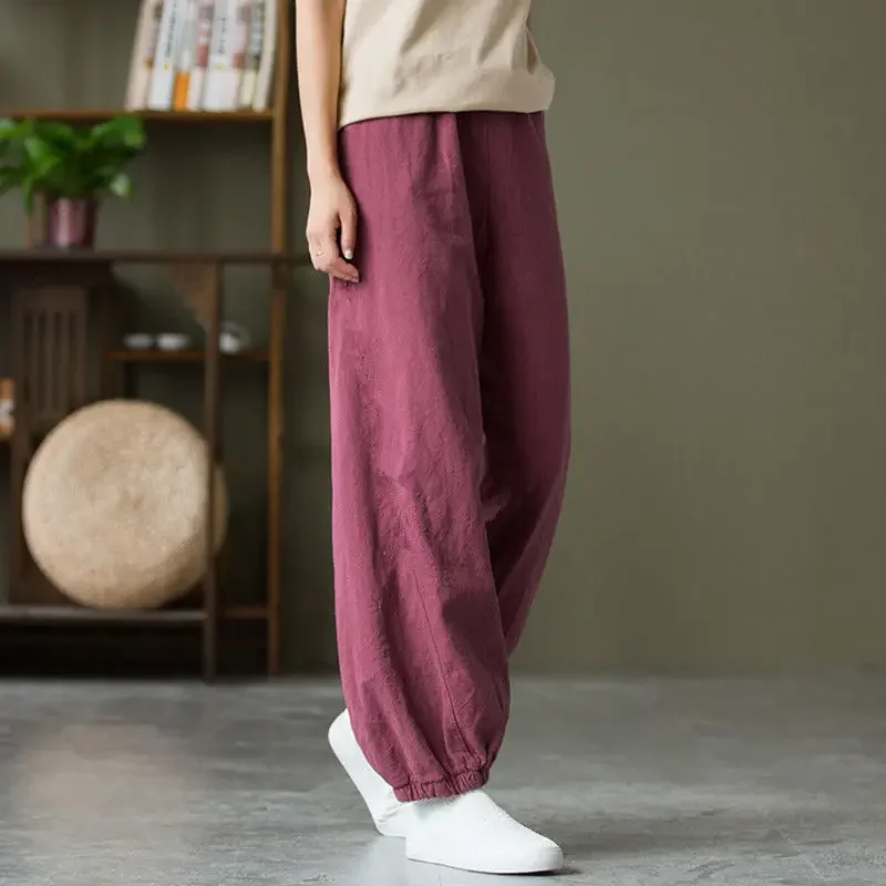 Pantalon Sarouel Vintage Femme - Image 7