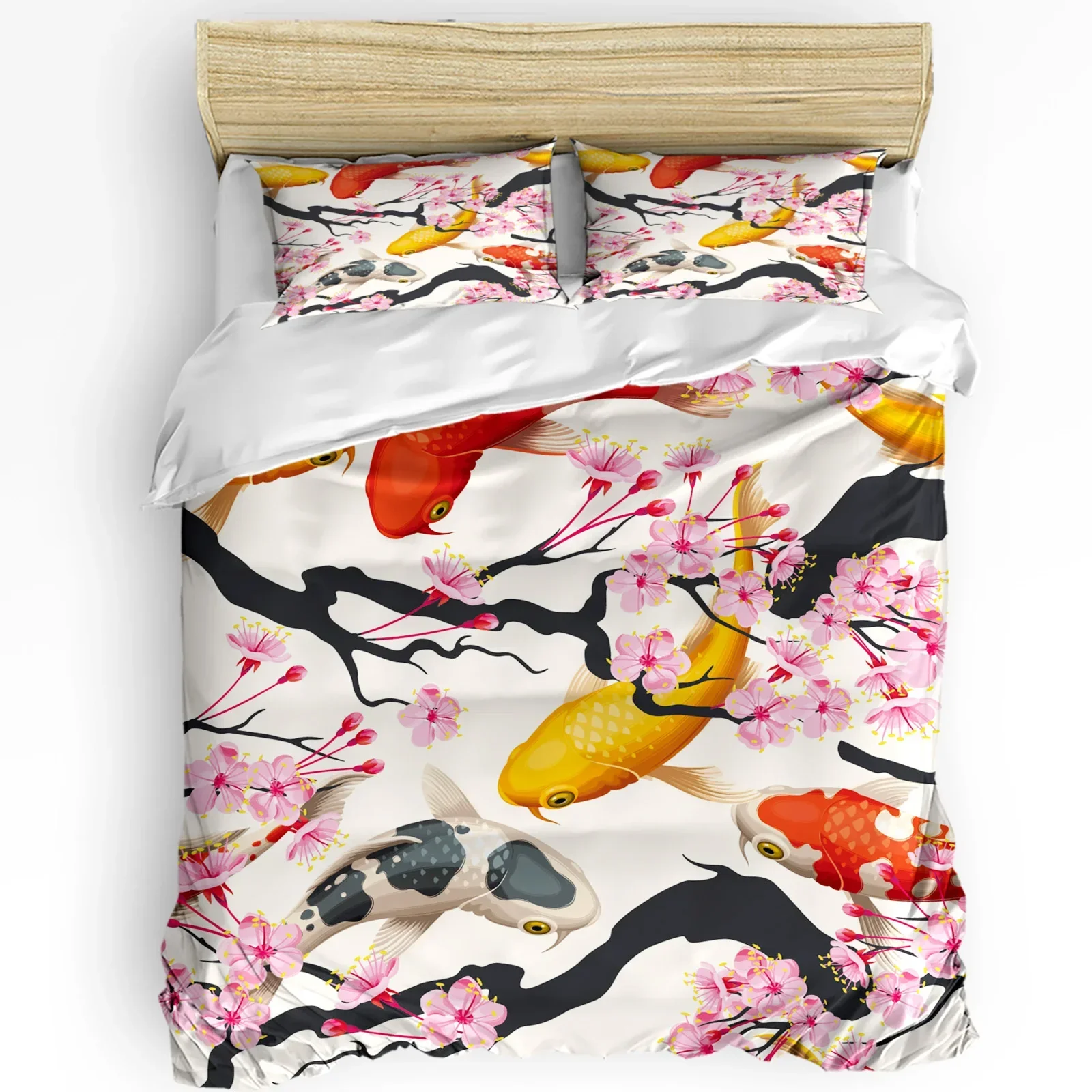 Parure de Lit Carpe Koi Japonais