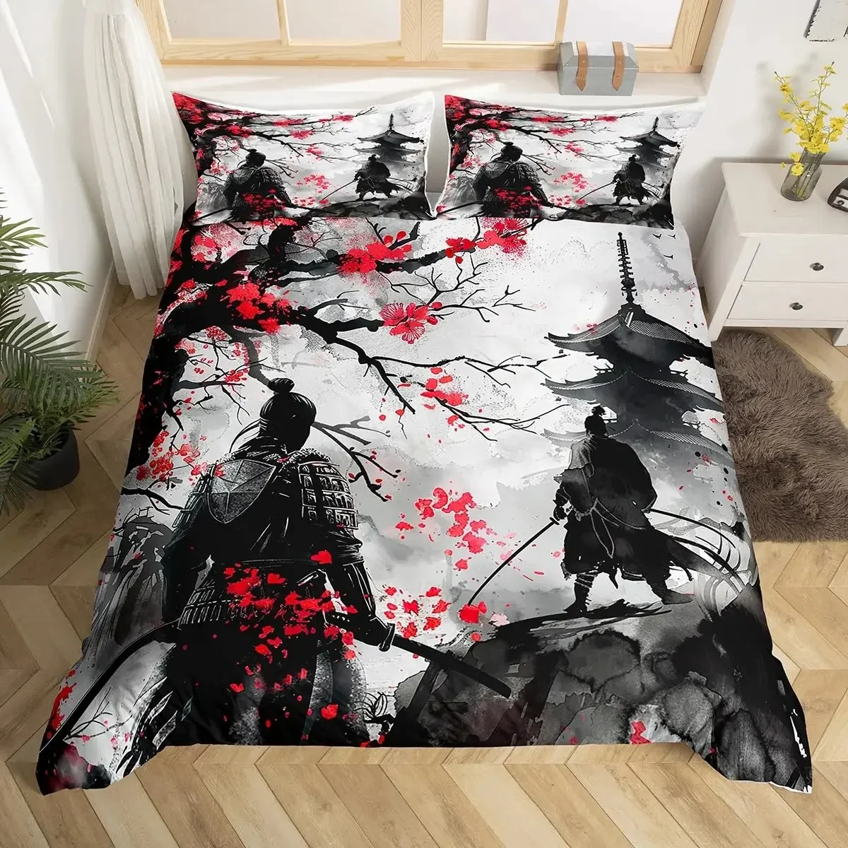 Parure de Lit Illustration Japonaise