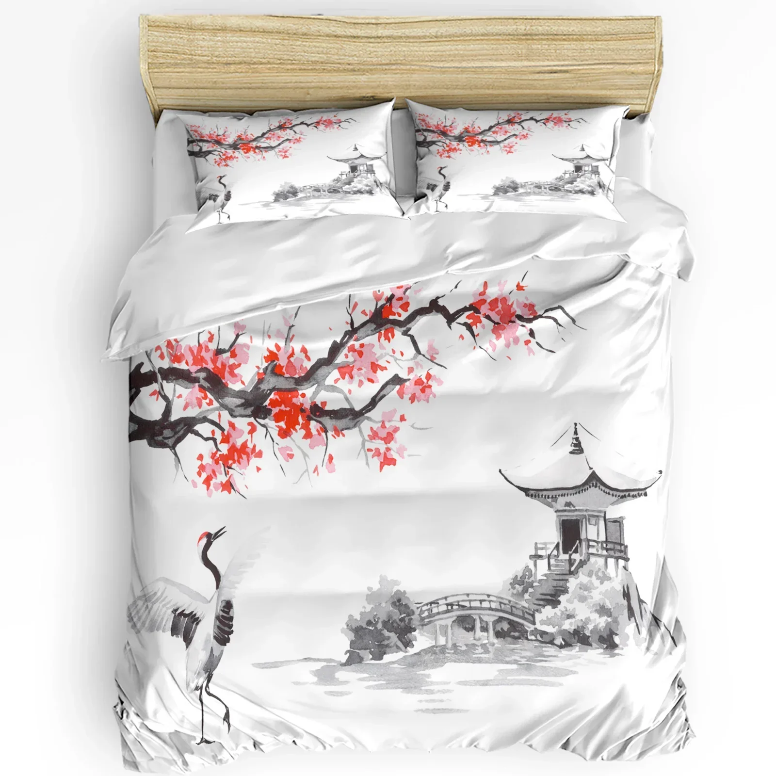 Parure de Lit Japonaise à Motifs Epurés