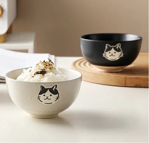 Petit Bol de Riz Japonais Chat - Image 2
