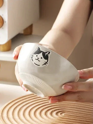 Petit Bol de Riz Japonais Chat - Image 3