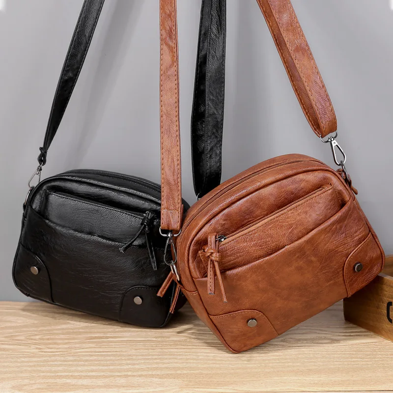 Petit sac bandoulière cuir japonais - Image 2
