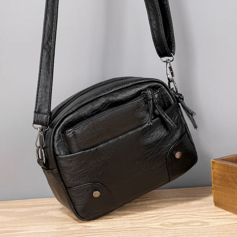 Petit sac bandoulière cuir japonais - Image 3