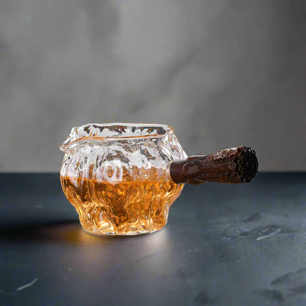 Petite Théière Japonaise en Verre Irrégulière - Image 4