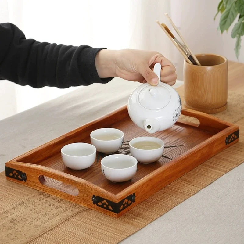 Plateau Service à thé en bois japonais - Image 3