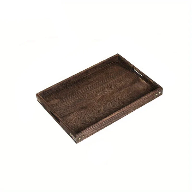 Plateau Service à thé rectangulaire bois - Image 3