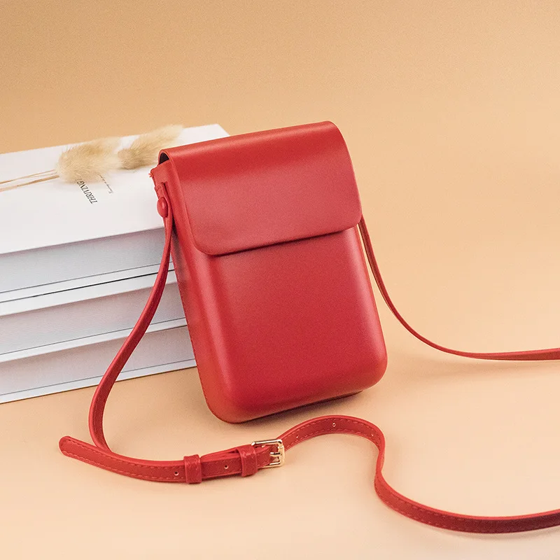Pochette bandoulière téléphone cuir japonais - Image 6