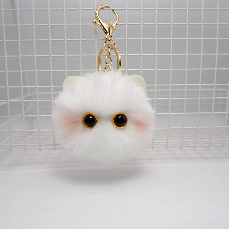 Porte-clé Chat en Peluche Kawaii - Image 3