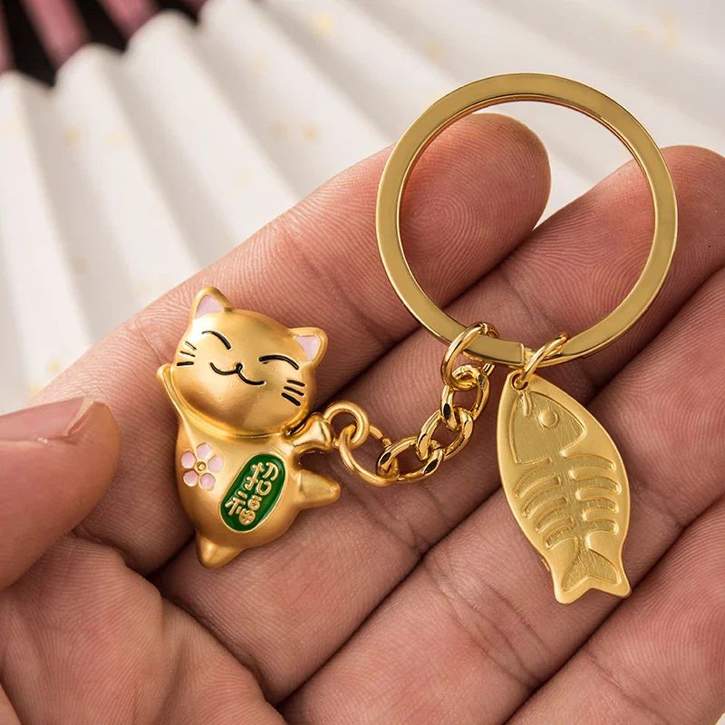 Porte-clef Japonais Chat Content - Image 3