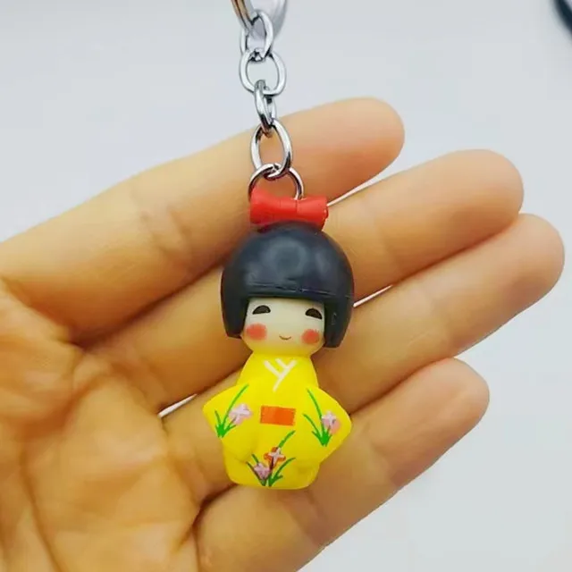 Porte-clef Japonais style Kokeshi - Image 4