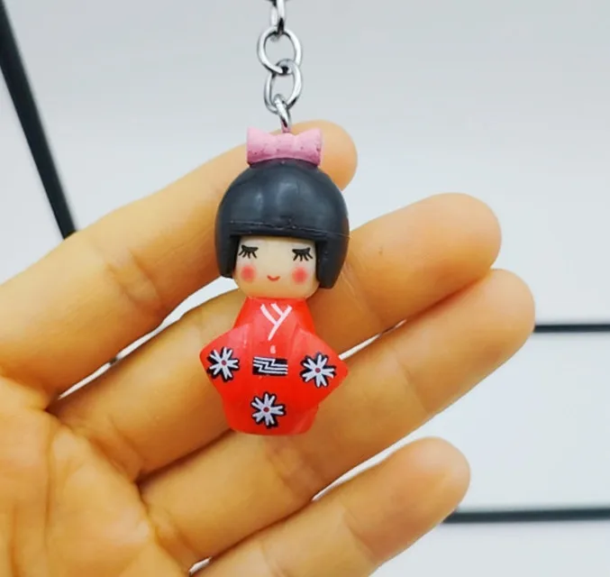 Porte-clef Japonais style Kokeshi - Image 7