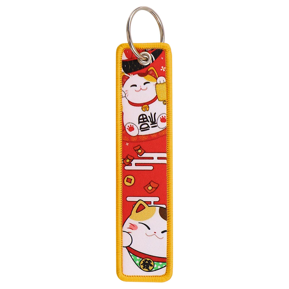 Porte-Clés Brodé Maneki Neko - Image 2