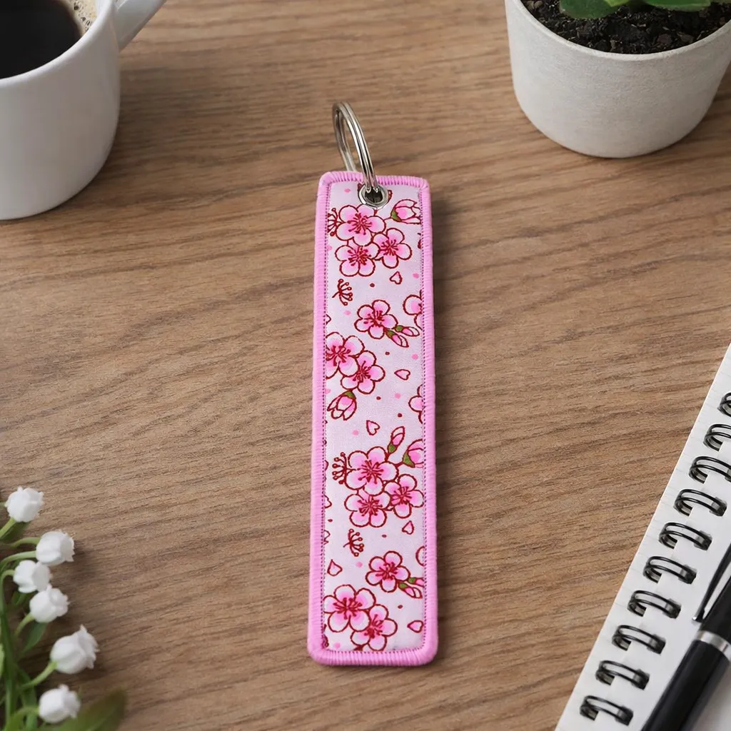 Porte-Clés Brodé Sakura