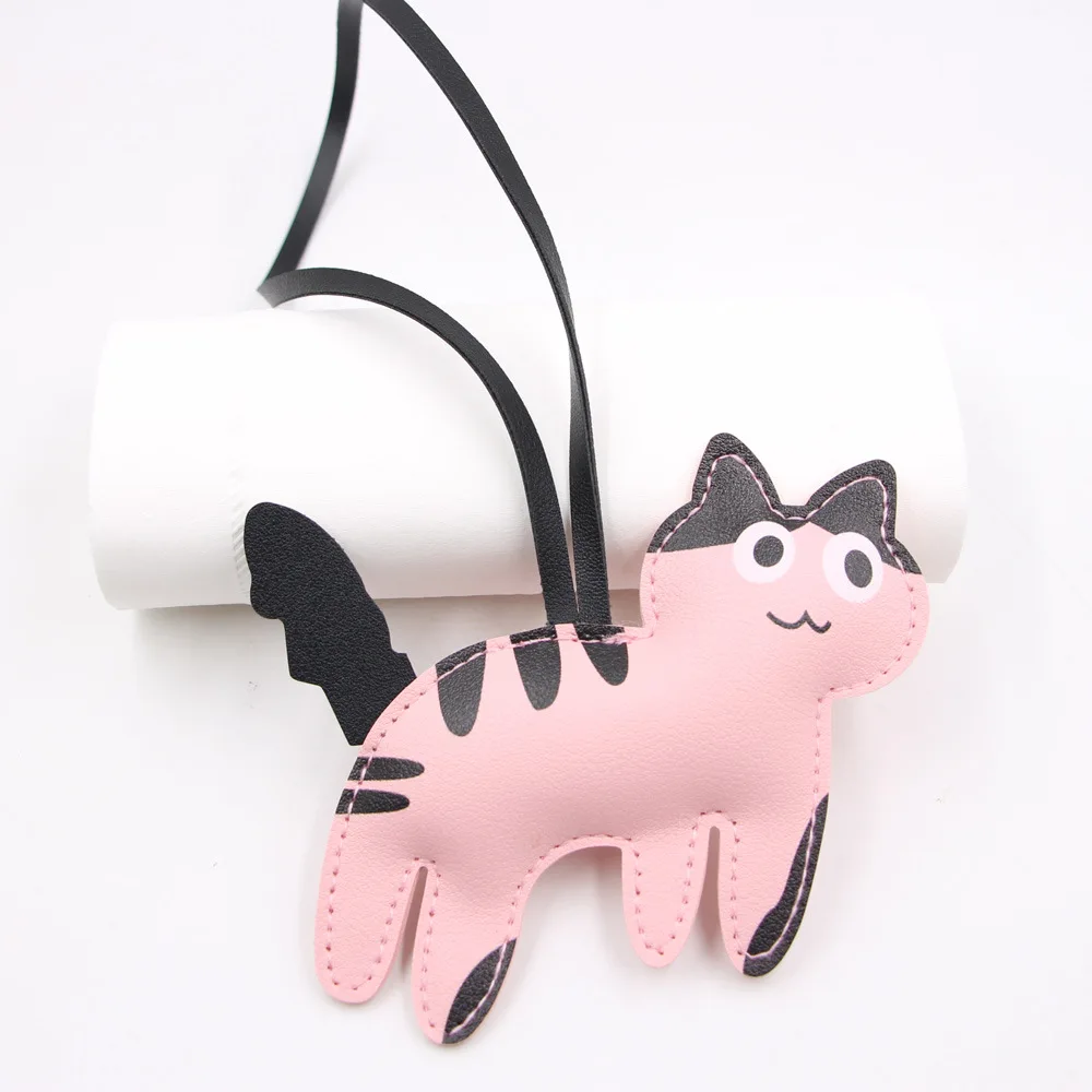 Porte-clés Chat en Cuir - Image 4