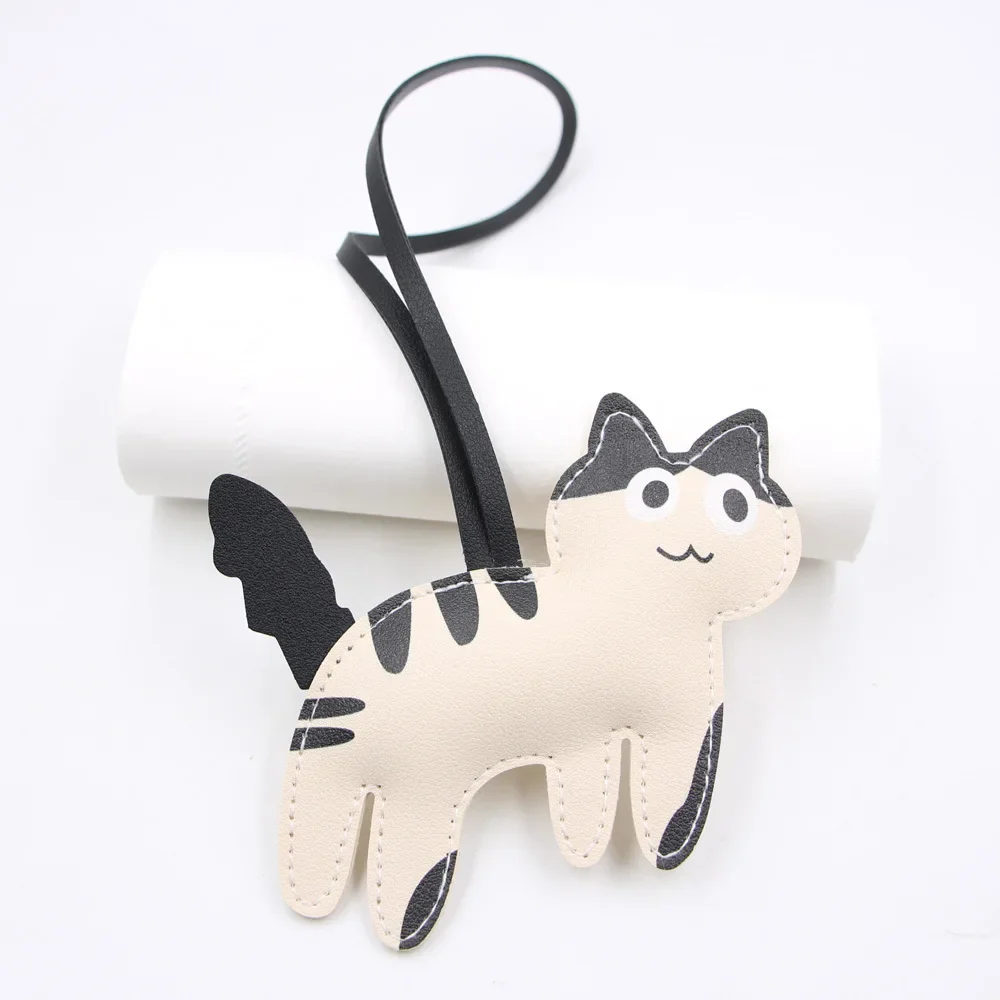 Porte-clés Chat en Cuir - Image 5