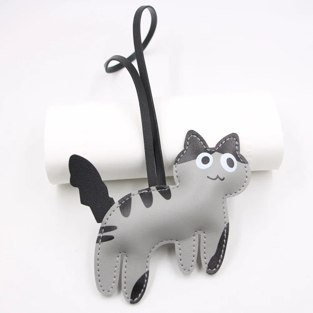 Porte-clés Chat en Cuir - Image 6