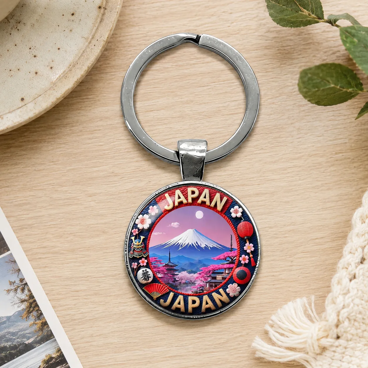 Porte-Clés Japonais Mont Fuji