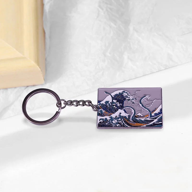 Porte-Clés Kanagawa en Métal - Image 2