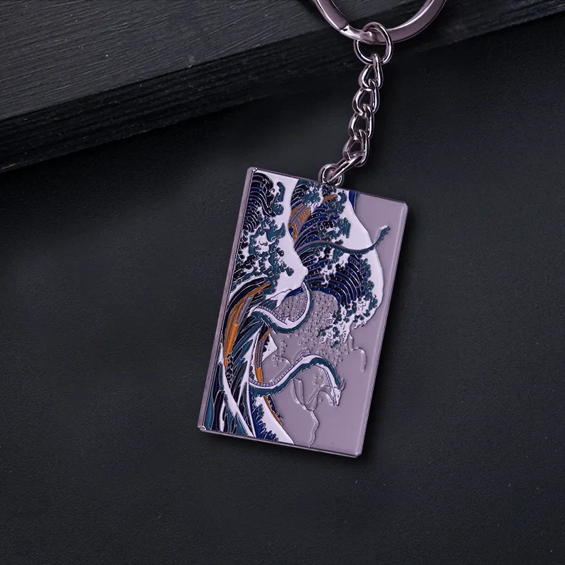 Porte-Clés Kanagawa en Métal - Image 3
