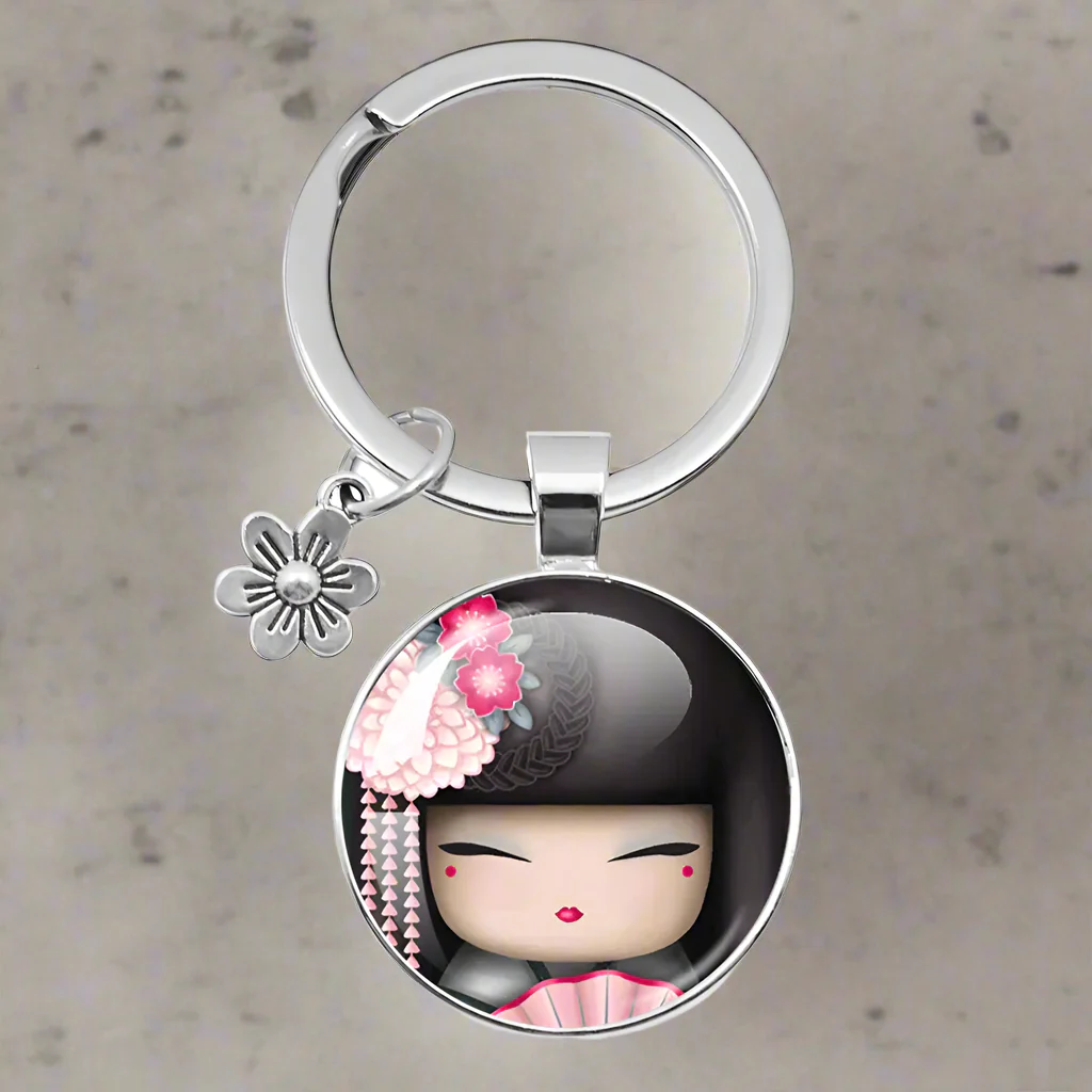 Porte-clés Poupée Japonaise