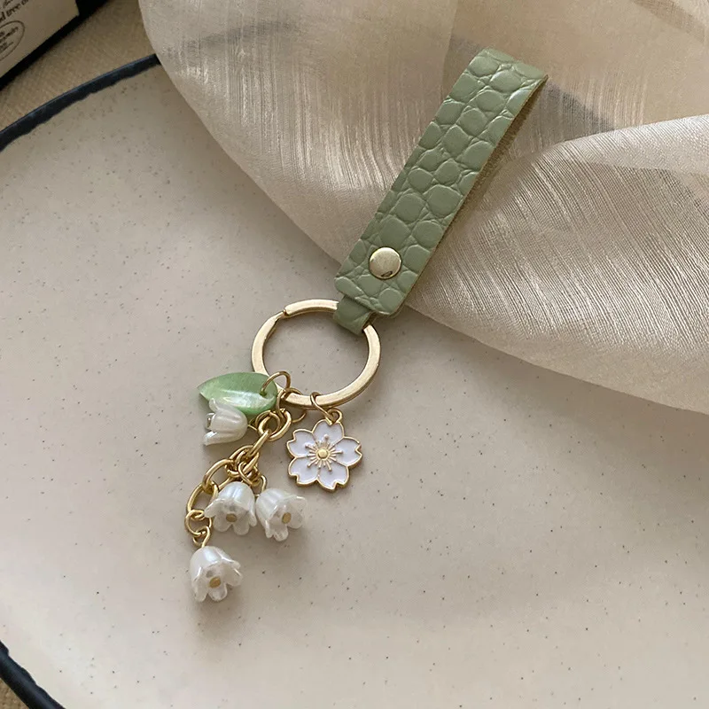 Porte-clés Sakura en Cuir