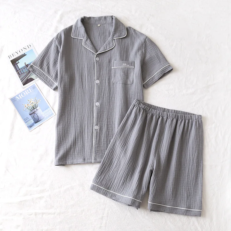 Pyjama Court Style Japonais Femme - Image 5