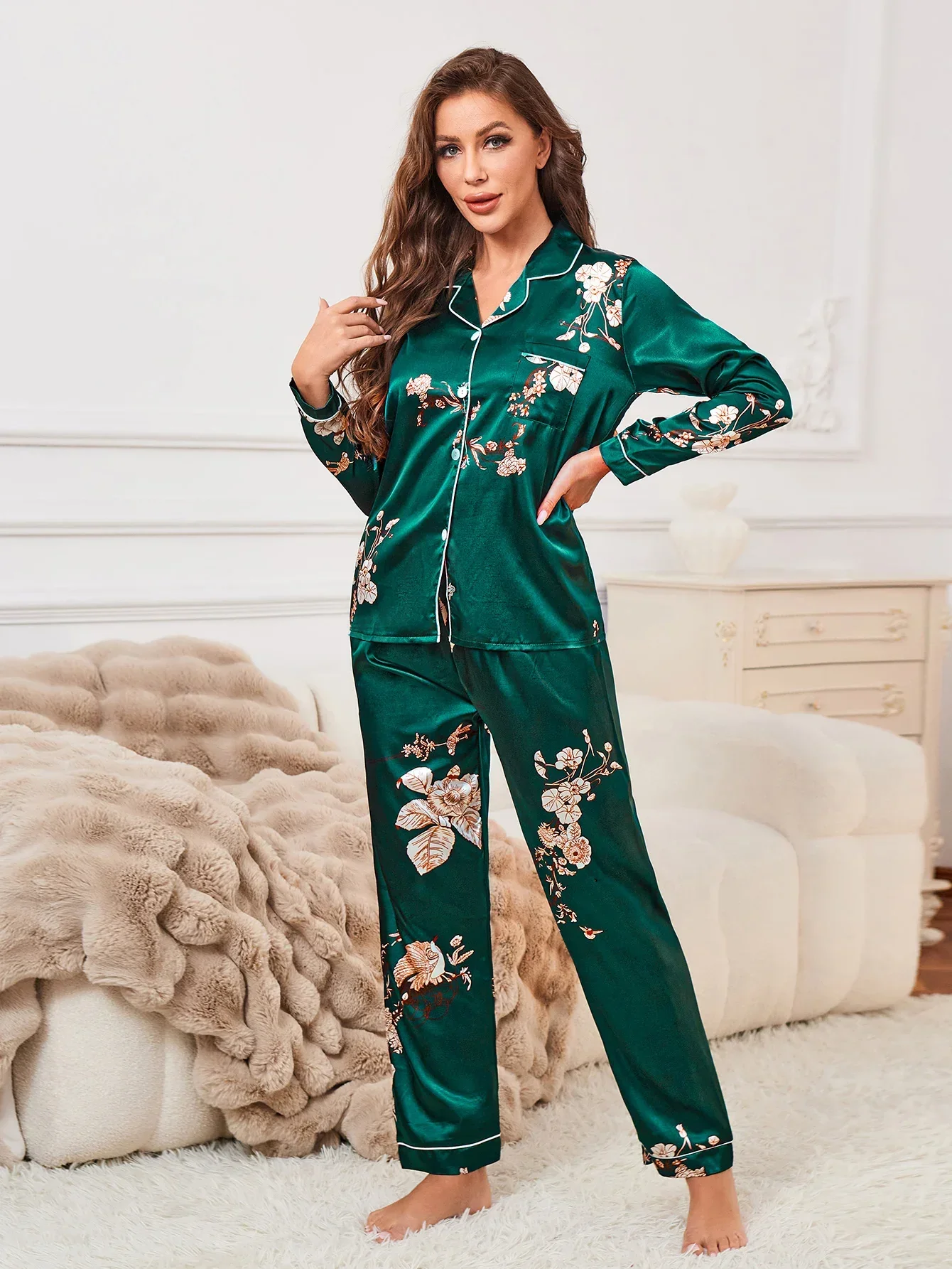 Pyjama Femme Japonais 2 Pièces - Image 2