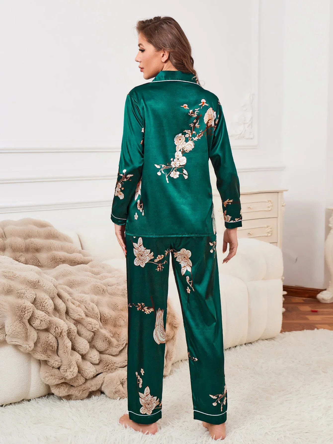 Pyjama Femme Japonais 2 Pièces - Image 3