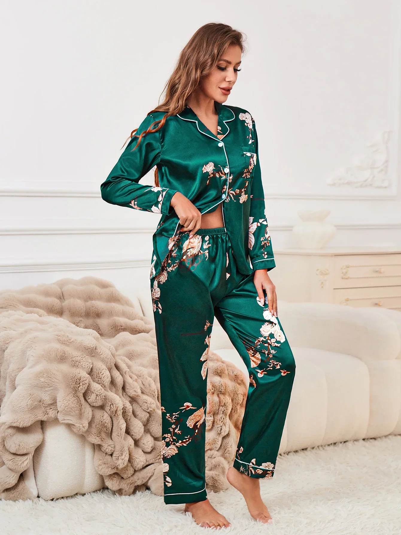 Pyjama Femme Japonais 2 Pièces - Image 4