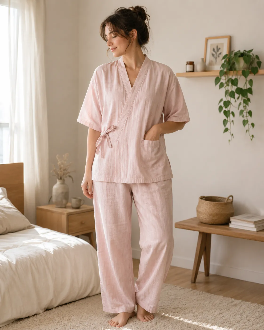 Pyjama Japonais Epuré pour Femme