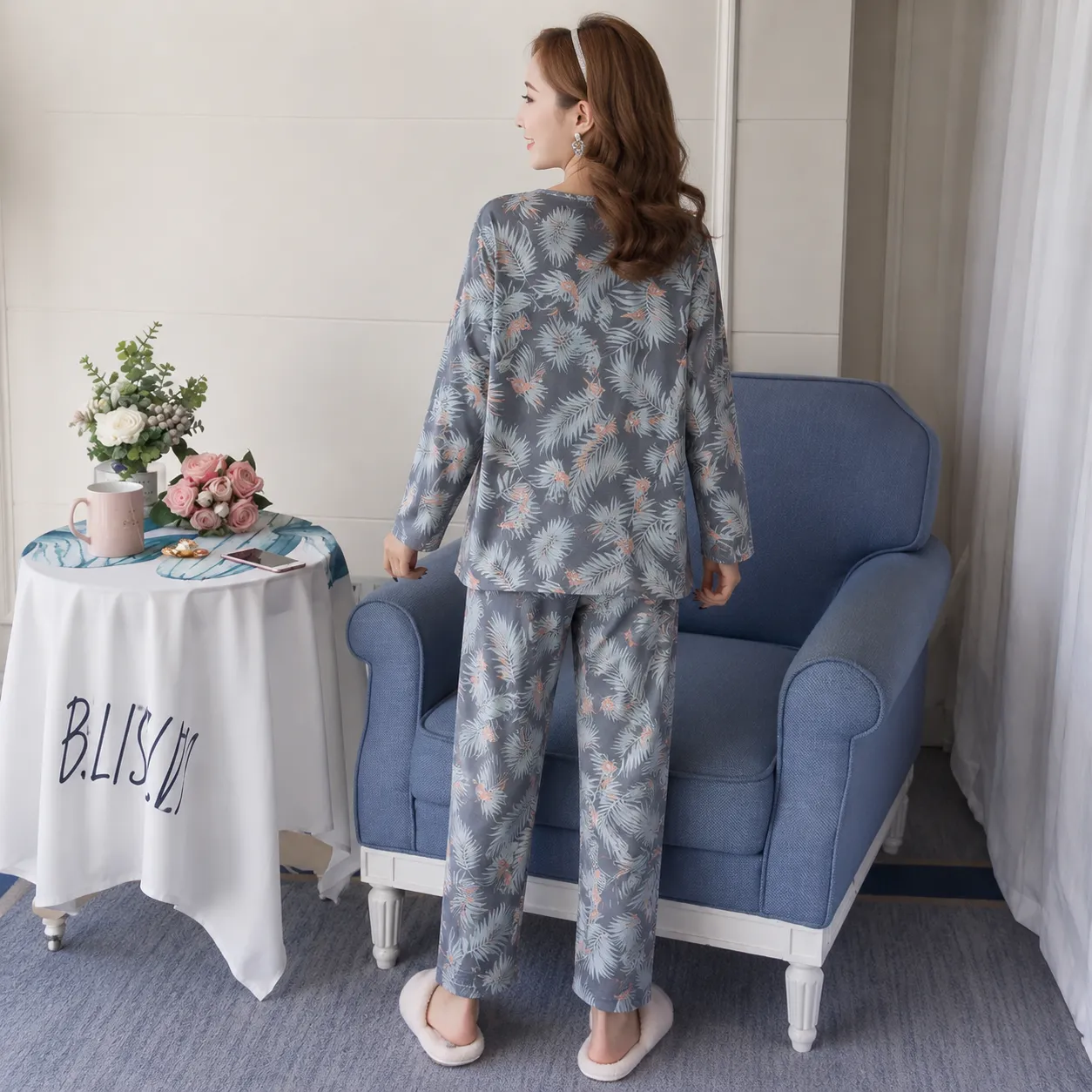 Pyjama Japonais Femme 3 Pièces - Image 2