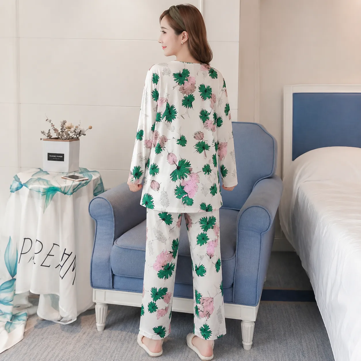 Pyjama Japonais Femme 3 Pièces Design - Image 2