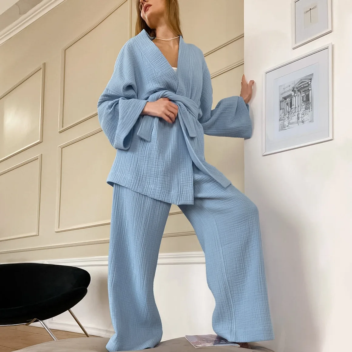 Pyjama Japonais Femme Ample - Image 3