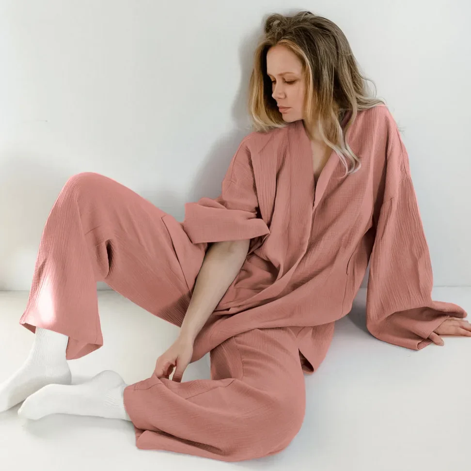 Pyjama Japonais Femme Ample - Image 6