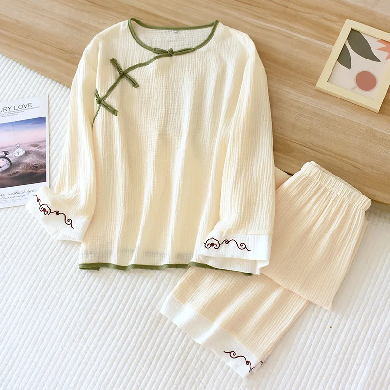 Pyjama Japonais Femme Confortable en Coton - Image 6