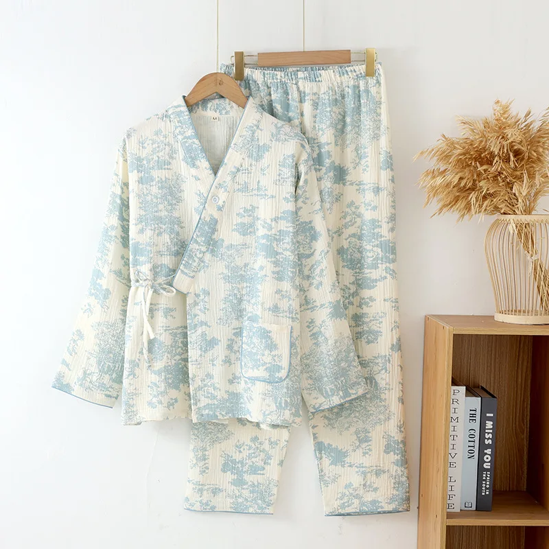Pyjama Japonais Femme en Coton imprimé - Image 5