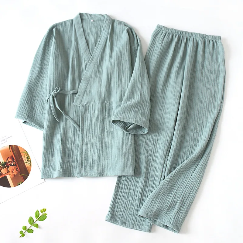 Pyjama Japonais Femme Uni - Image 4