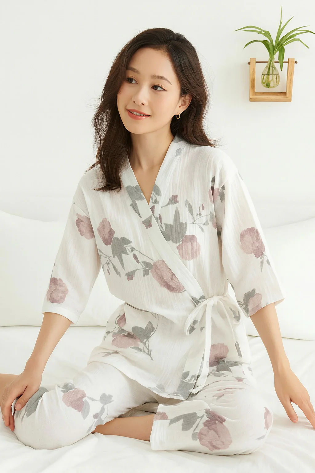 Pyjama Kimono Roses