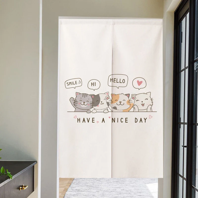 Rideau Japonais Chat Kawaii - Image 3
