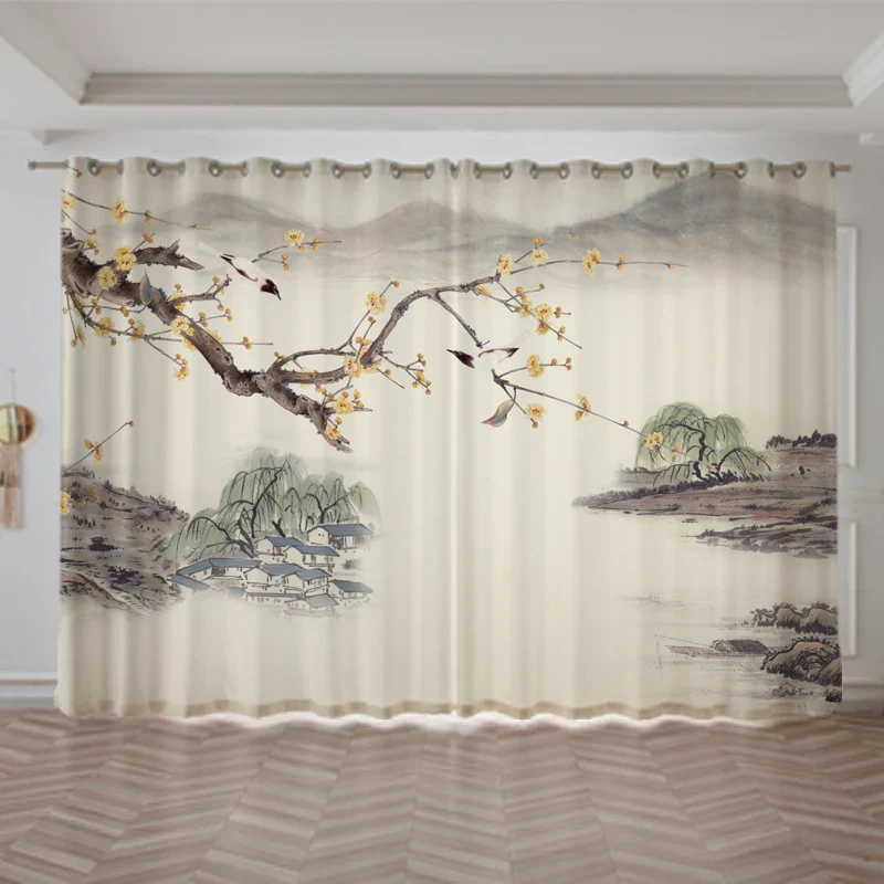 Rideau Japonais minimaliste